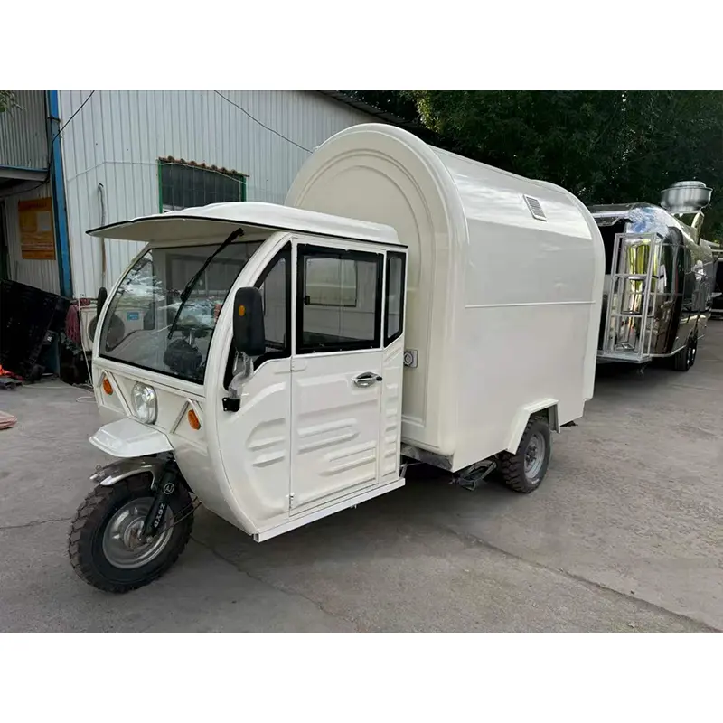 Electric Three Wheeled Mobile Food Cart